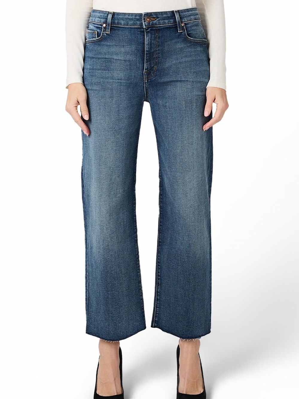 Fidelity Hyacinth Crop Jean, 25